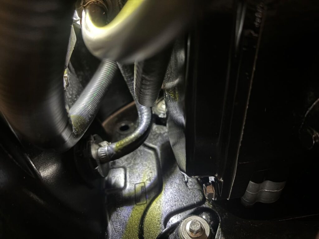 Replaced hose