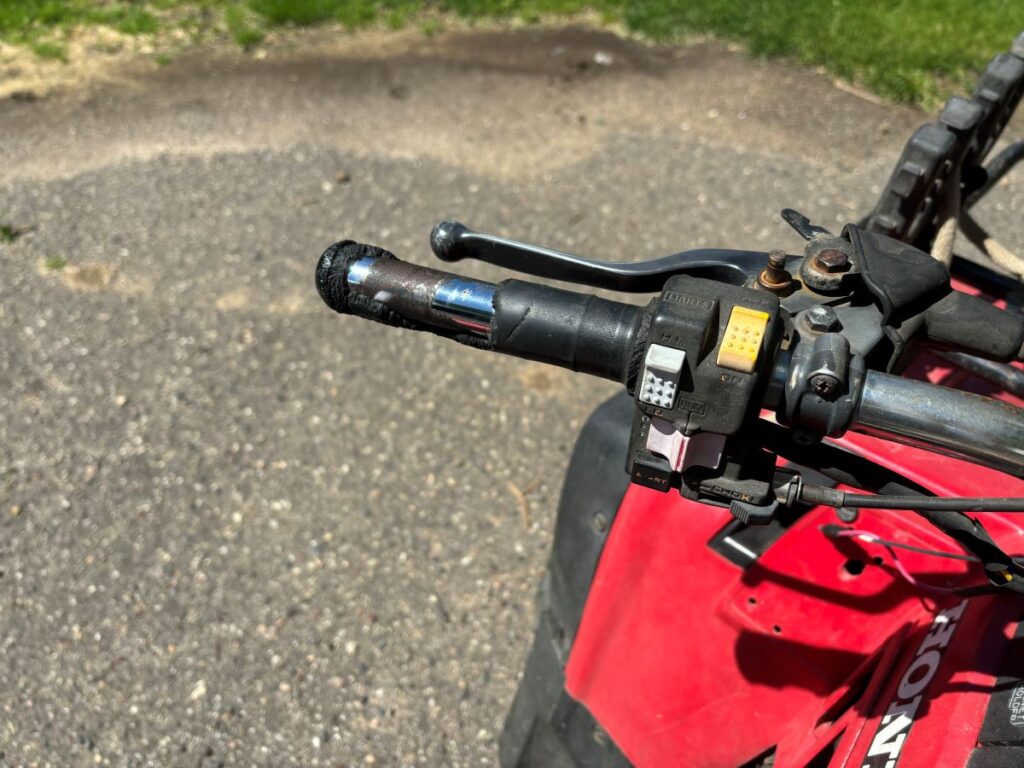 Mouse damage on ATV
