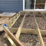 East side before framing