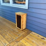 After Construction, before staining. Air Intake Cover