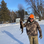 Winter Rooster Bill with bird