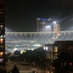 View from our hotel room. Petco park. Couldn't tell if there was a game or not. If there was, the attendance was terrible. Petco Park - San Diego