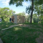 Attaching South Wall