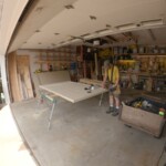In this picture I was measuring where the door hardware would be mounted. Measuring for the door hardware