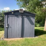 IN this picture you can see the solar panels. Two for lights and 1 battery charger. Solar panels