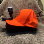 This is a hat brim clip mount. Hunting with a GoPro using a Clip Mount.