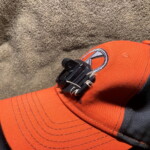 Closer look at sewn on mounting plate. Hunting with a GoPro using a sewn on mounting plate.