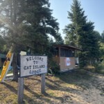 Cat island Lodge with fish cleaning house to the right. Welcome to Cat Island Lodge