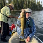 Typical walleye. Bill with Walleye