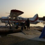 Everything gets loaded into the plane. Time to load the plane.